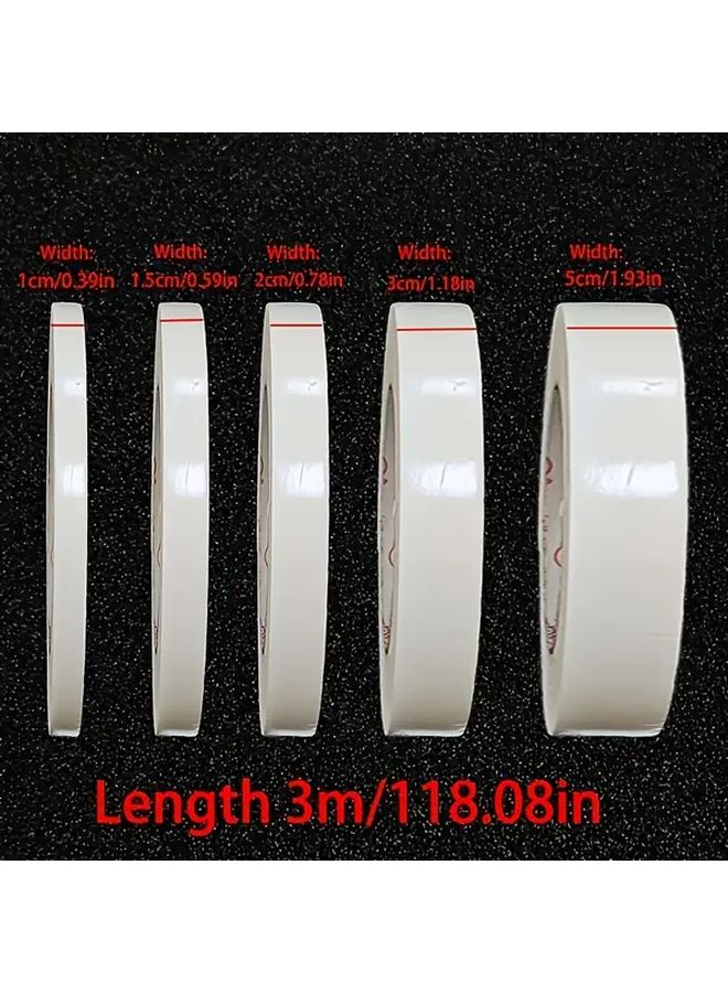 2 Rolls High Viscosity White Foam Tape 30mm Wide 3 28Y Length Double Sided Adhesive - Image 3