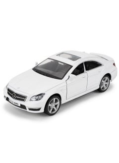 RMZ City 1/36 Mercedes-Benz Cls 63 Amg Alloy Model Car With Pull Back Function Toy Car For Collecting And Decorating Model Toys, Car Gifts For Boys And Girls (White)  - Image 1