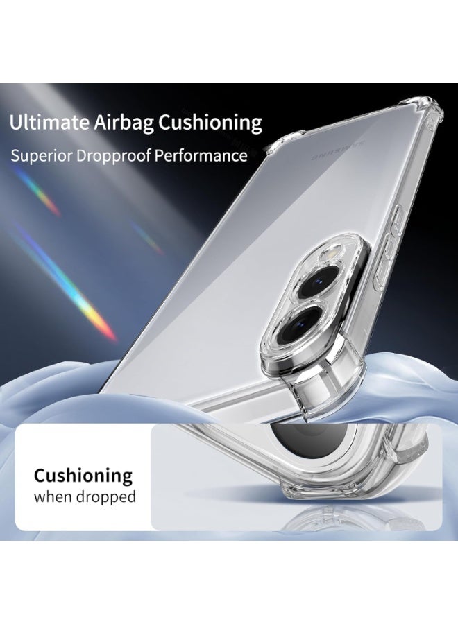 Samsung Galaxy S25 Edge Case Cover Reinforced Corners Scratch Resistant TPU S25 Edge Rubber Soft Silicone Protective Cover for Samsung Galaxy S25 Edge - Image 3