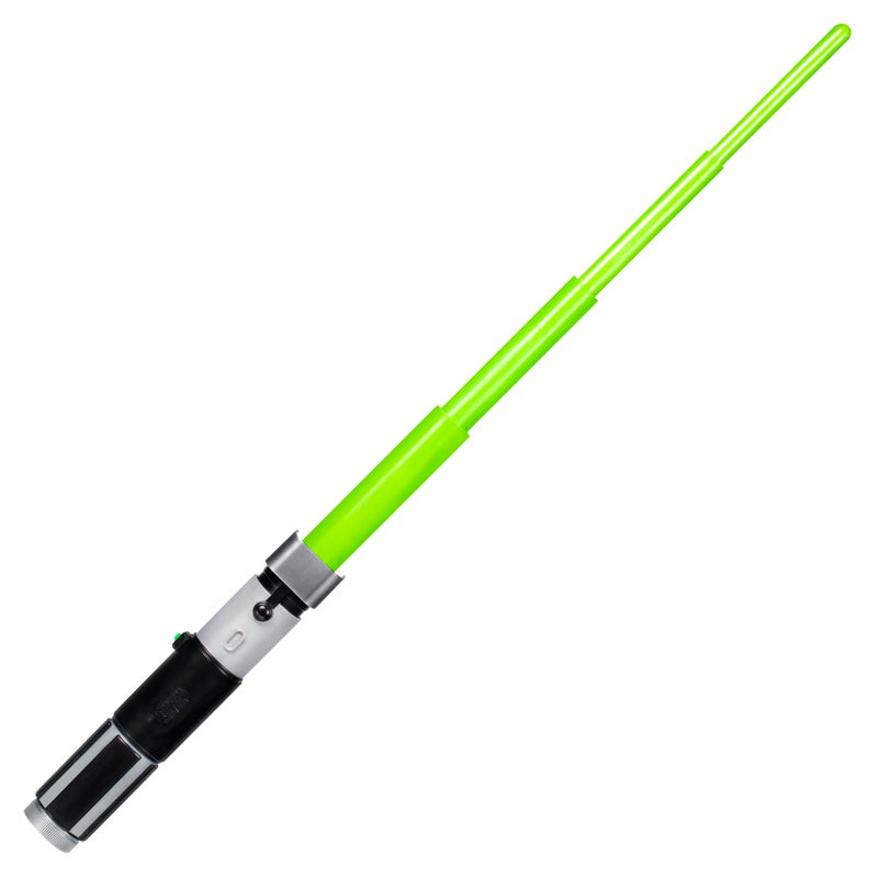 STAR WARS سيف ضوء يودا ماستر غير إلكتروني من ستار وورز، سيف ضوء أخضر مرخص رسميًا، ألعاب تمثيل للأطفال من 4 سنوات وما فوق - Image 1