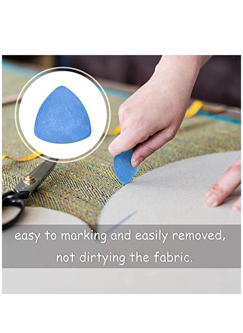 KASTWAVE - Tailor's Chalk, Sewing Chalk, Triangle Chalks, Fabric Marker Chalk Dressmakers Tailor Chalk Sewing Tool for Tailoring, Sewing, Quilting, Crafting, Notions, Fabric Marking DIY Make Clothes - Image 1