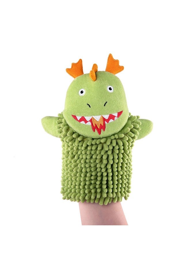 Baby Aspen Four-Piece Dragon Bath Gift Set, Green, one Size (BA14112NA) - Image 2