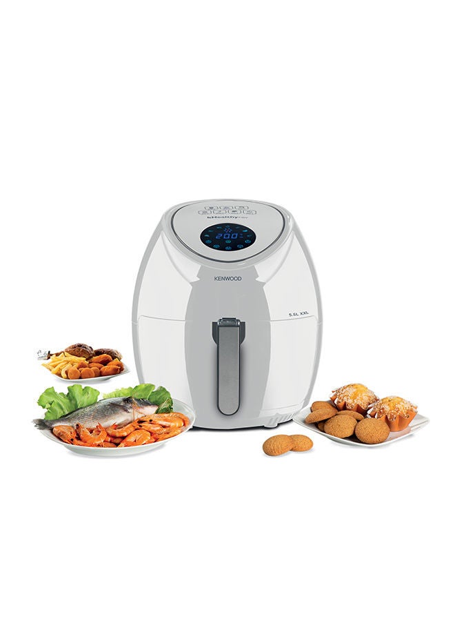 KENWOOD Digital Air Fryer XXL 2.4KG 1800W With Rapid Hot Air Circulation for Frying, Grilling, Broiling, Roasting, Baking And Toasting 5.5 L HFP50.000WH White - Image 2