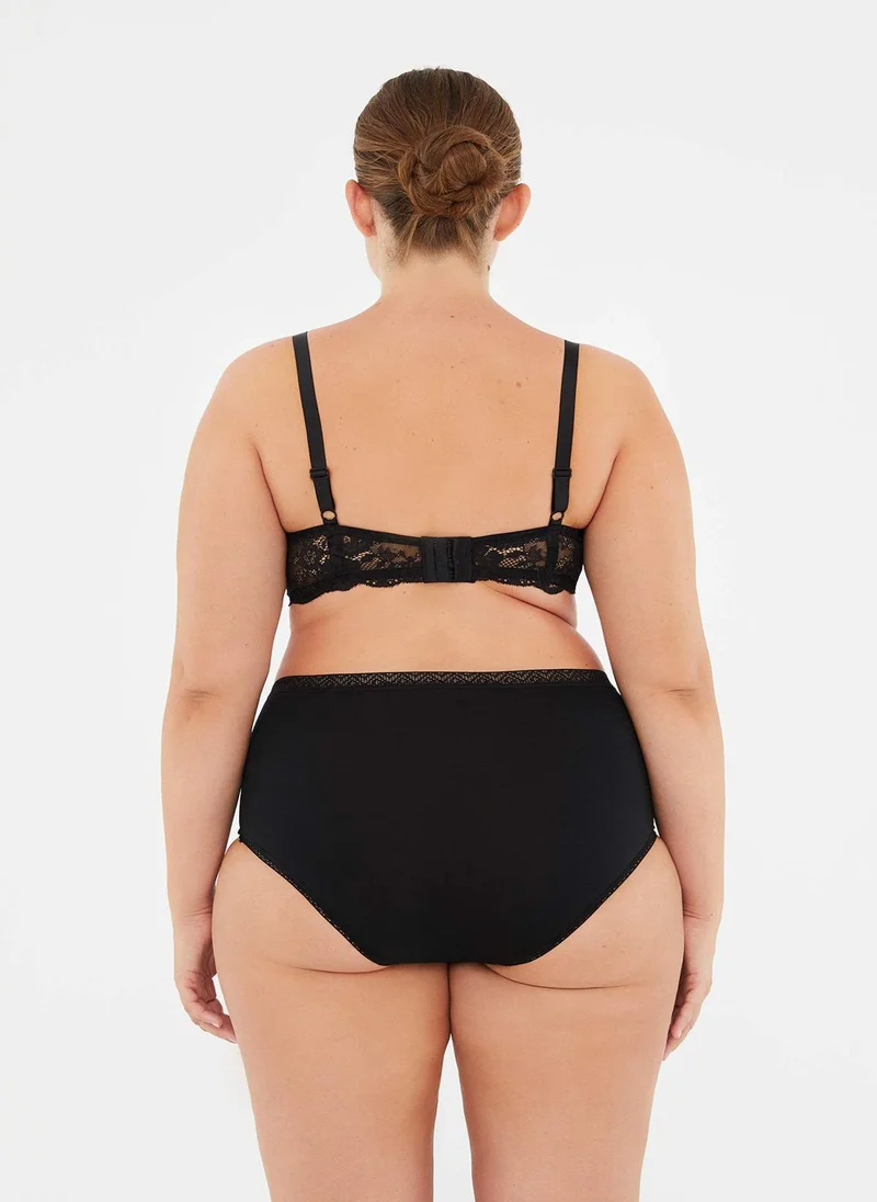داجي Minimizer Bra Interlock Non Padded Wired Fixed Strap Underwear