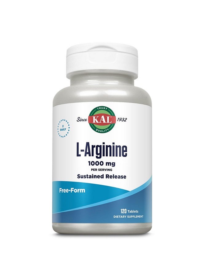 KAL 1000 Mg L-arginine Tablets, 120 Count - Image 1