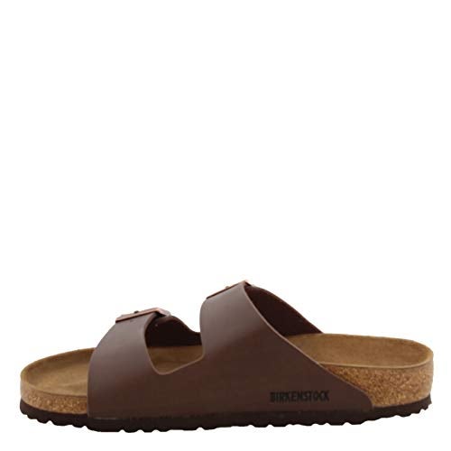 Birkenstock Unisex Arizona Sandal,Dark Brown Birko-Flor,41 M EU - Image 5