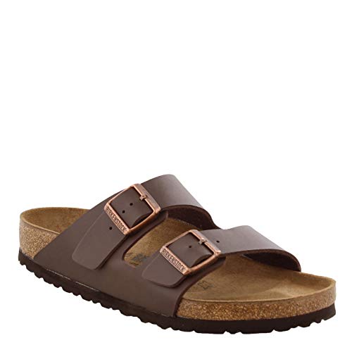 Birkenstock Unisex Arizona Sandal,Dark Brown Birko-Flor,41 M EU - Image 2