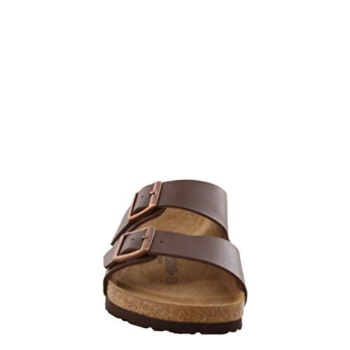 Birkenstock Unisex Arizona Sandal,Dark Brown Birko-Flor,41 M EU - Image 4