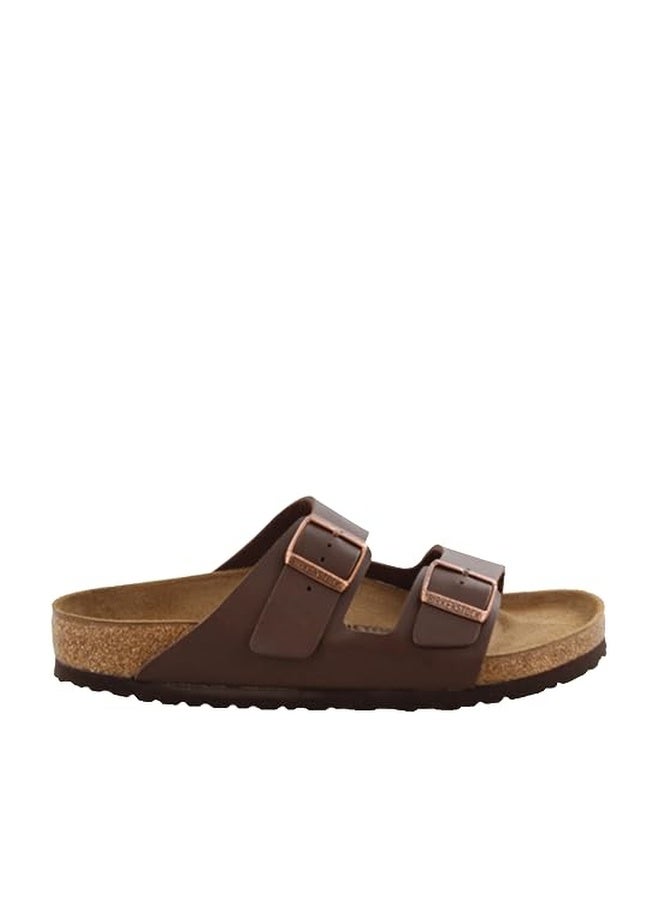 Birkenstock Unisex Arizona Sandal,Dark Brown Birko-Flor,41 M EU - Image 1