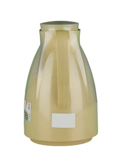 Valk Vacuum Flask With Double Wall Glass 1.5 Liter  Wide Mouth With Anti-Leakage Cap Double Walled Travel Mug Gold  Color  - Image 4