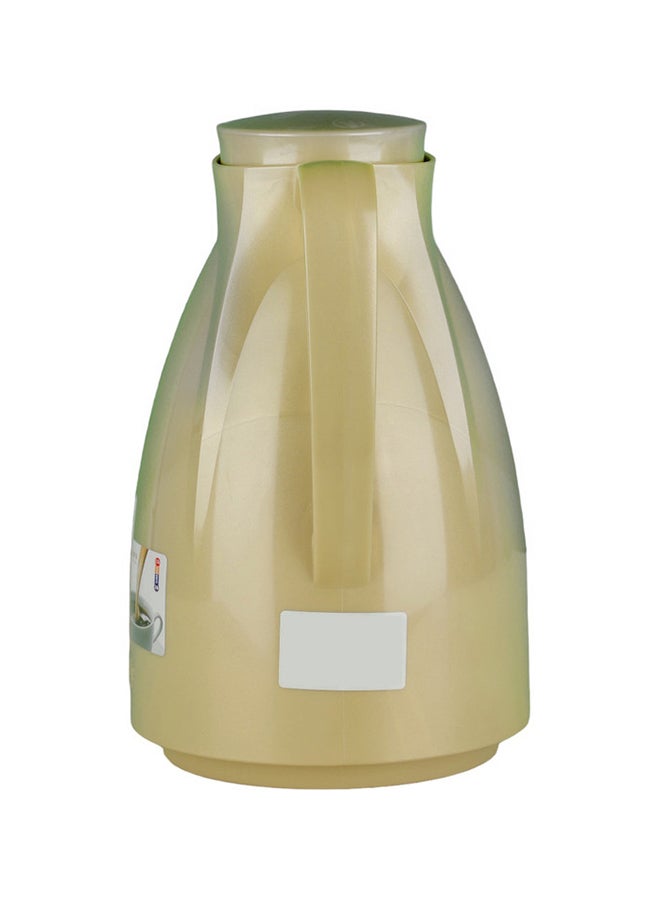 Valk Vacuum Flask With Double Wall Glass 1.5 Liter  Wide Mouth With Anti-Leakage Cap Double Walled Travel Mug Gold  Color - Image 4