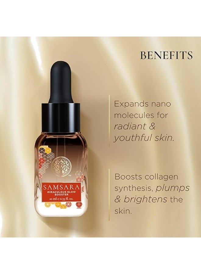 Forest Essentials Samsara Miraculous Glow Booster Anti-Ageing Day Serum | Plumps & Lifts skin for a Radiant, Youthful Glow | Innovative Nanotechnology & Fermented Herbs | Clinically Proven Results - Image 3