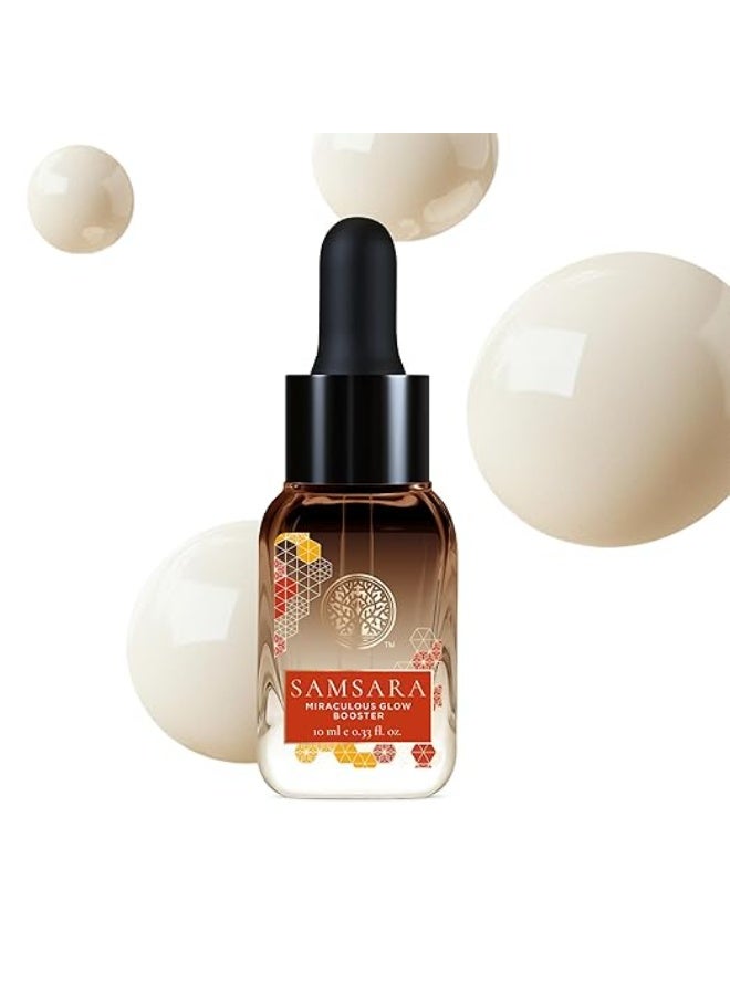 Forest Essentials Samsara Miraculous Glow Booster Anti-Ageing Day Serum | Plumps & Lifts skin for a Radiant, Youthful Glow | Innovative Nanotechnology & Fermented Herbs | Clinically Proven Results - Image 1