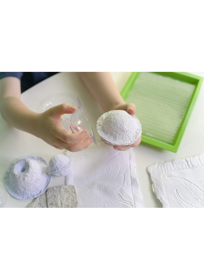 4m Green Science Paper Making Kit From Steam Powered Kids Have Recycling And Paper Mache Science Craft It’S A Glow Kit Reddot Design Award Winner 2015 Ages 5+  - Image 5