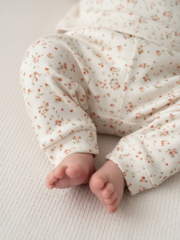 Cloud Fashion Soft Floral Baby Set - Image 3