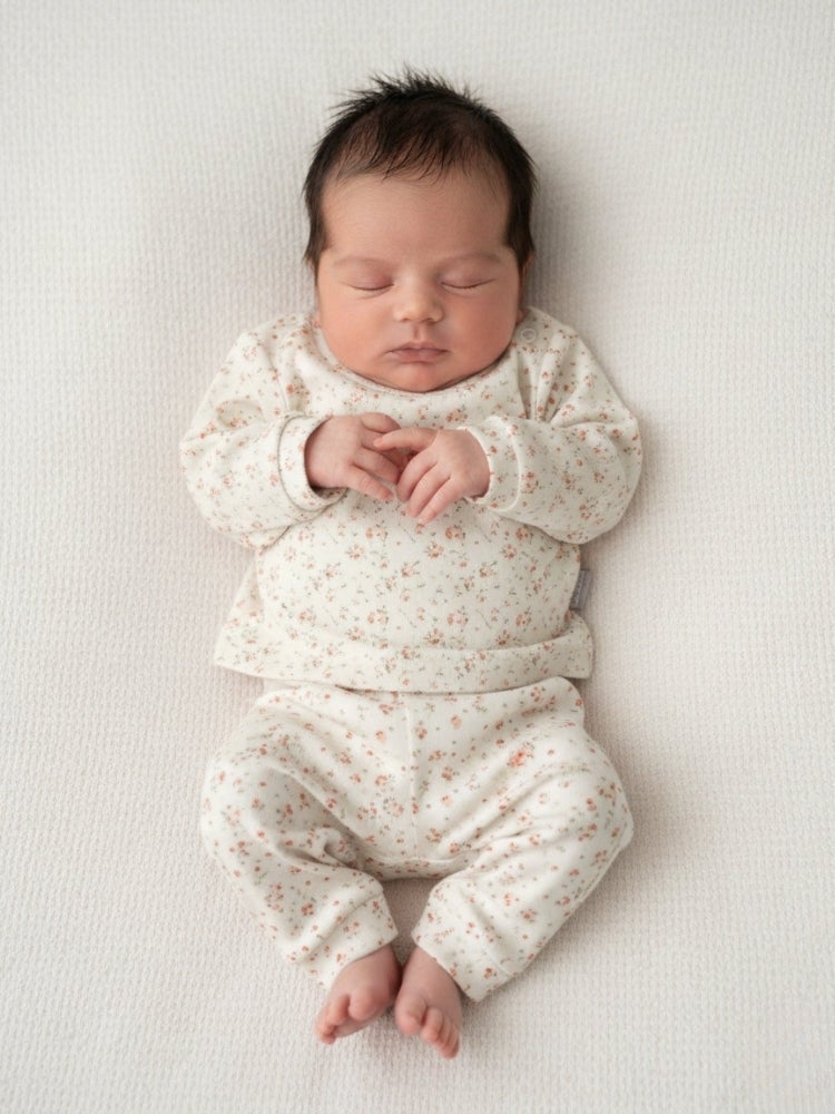 Cloud Fashion Soft Floral Baby Set - Image 4