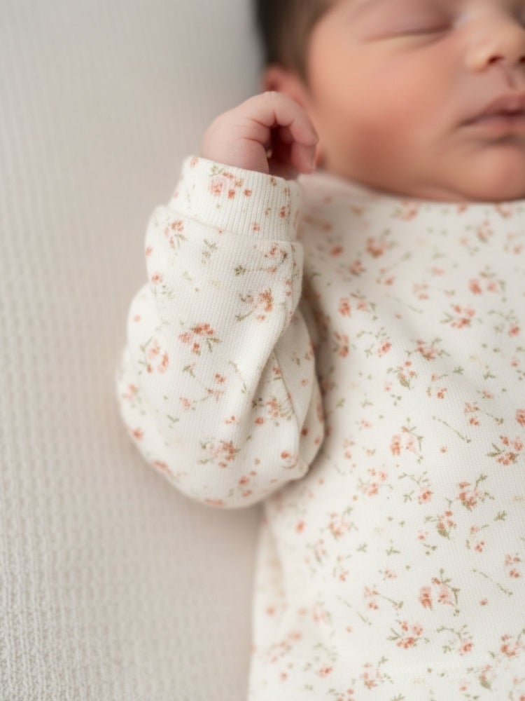 Cloud Fashion Soft Floral Baby Set - Image 2