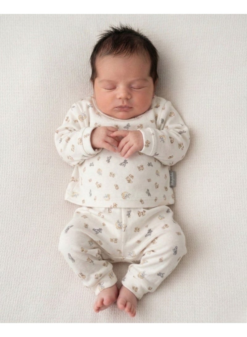 Cloud Fashion Soft Floral Baby Set - Image 4