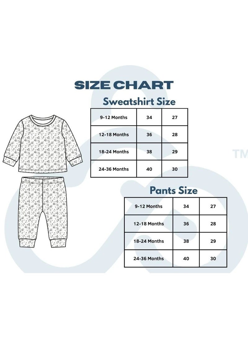 Cloud Fashion Soft Floral Baby Set - Image 5