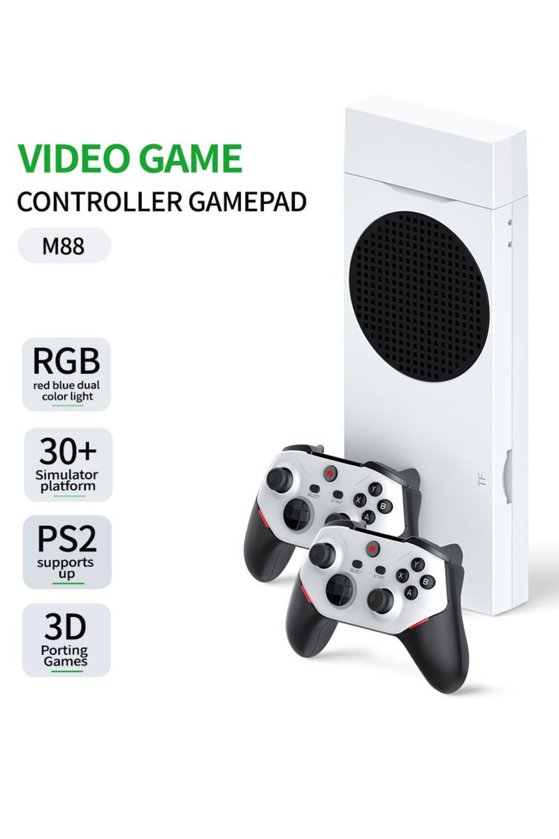 DIGI CORE M88 Retro Game Console 128GB 4K/8K HD TV Gaming System With 30,000+ Classic Games, Wireless Controllers Arcade Support, Expandable 512GB TF Card, Wireless Console Game RGB Red Blue Dual Color Light Video Game Stick 30+ Simulator Platform 3D Porting Games Plug & Play for Family & Kids - Image 3