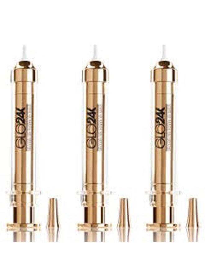 GLO24K UNLEASH THE POWER OF GOLD GLO24K Instant Facelift Cream with 24k Gold, Hyaluronic Acid, Peptides, and Vitamins. Value Pack of 3. A powerful non-invasive alternative to injections.  - Image 1