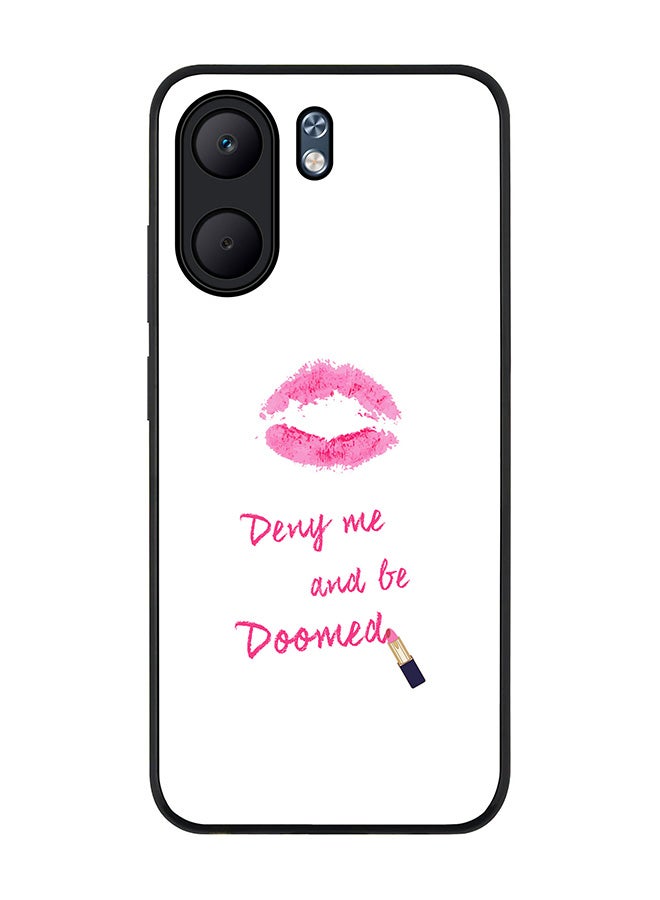 Stylizedd For Oppo A5x 5G / A5x 4G Case,Slim fit Camera Protection, Shockproof Thin Phone cover  - Raining Lipsticks