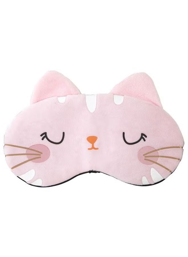 Generic - Cute Cartoon Sleep Eye Mask with Adjustable Strap, Soft Lightweight Sleeping Mask, Blocks Light Reduces Puffy Eye-Mask for Kids Girls Men Women Plane Travel Nap Night Sleeping - Image 1