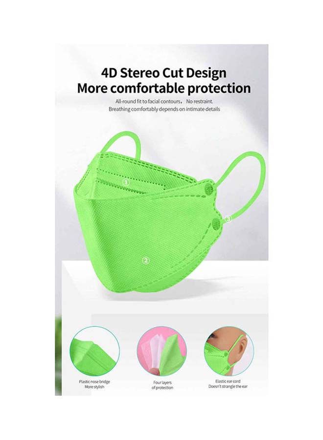 NIBEMINENT 10 Pieces Fiber Filter Protective Face Mask - Image 4