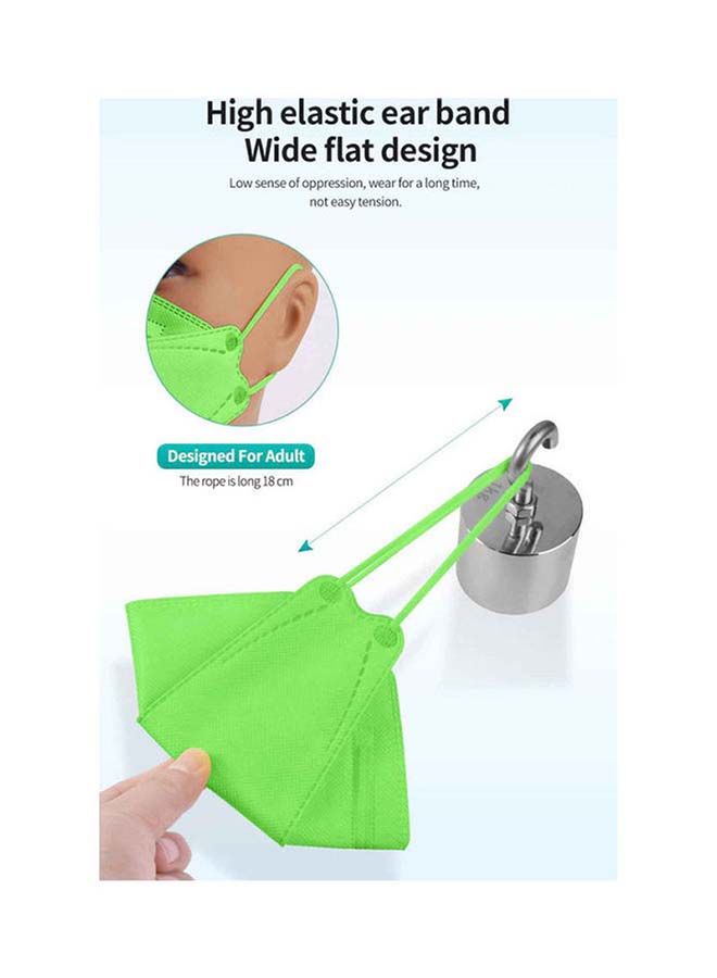 NIBEMINENT 10 Pieces Fiber Filter Protective Face Mask - Image 3