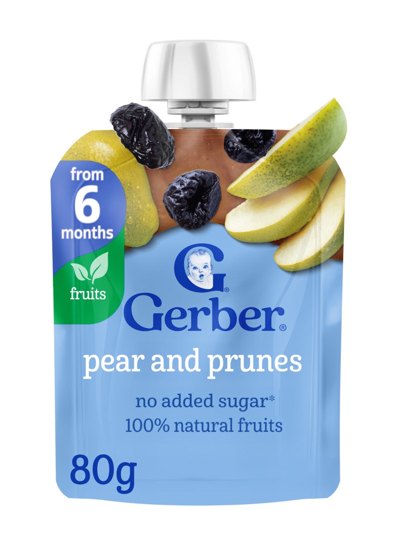 Gerber Pear And Prunes Puree Pouch - Image 3