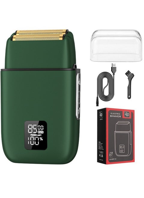 Men's Electric Travel Shaver and Beard Trimmer Cordless Clipper USB Rechargeable