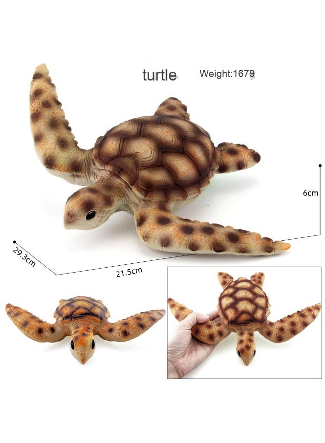 NIBEMINENT Realistic Ocean Animal Toys - Puffer Fish, Octopus, Shrimp, Starfish, Crab, and More