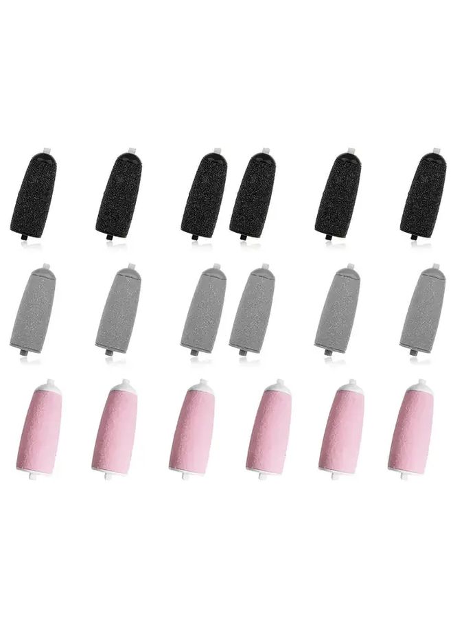 6+6+6 Pack Replacement Roller Heads For Electric Foot File Machine Not Included - Image 2