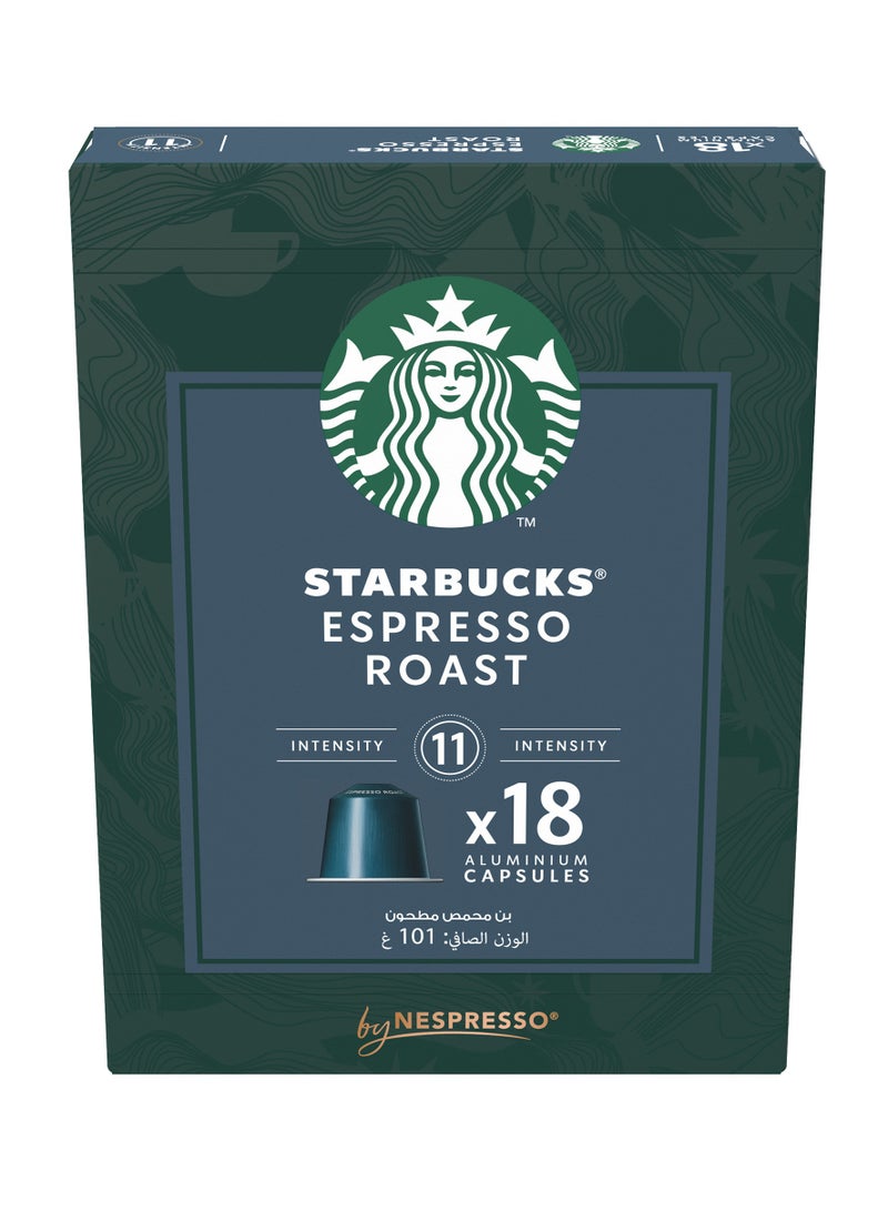 Starbucks Espresso Roast By Nespresso 18 Capsules (101g) - Image 2