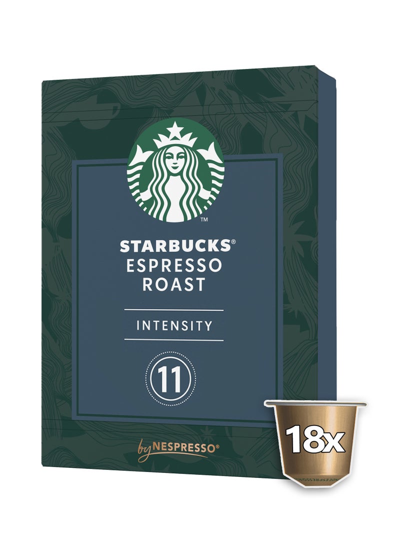 Starbucks Espresso Roast By Nespresso 18 Capsules (101g) - Image 1