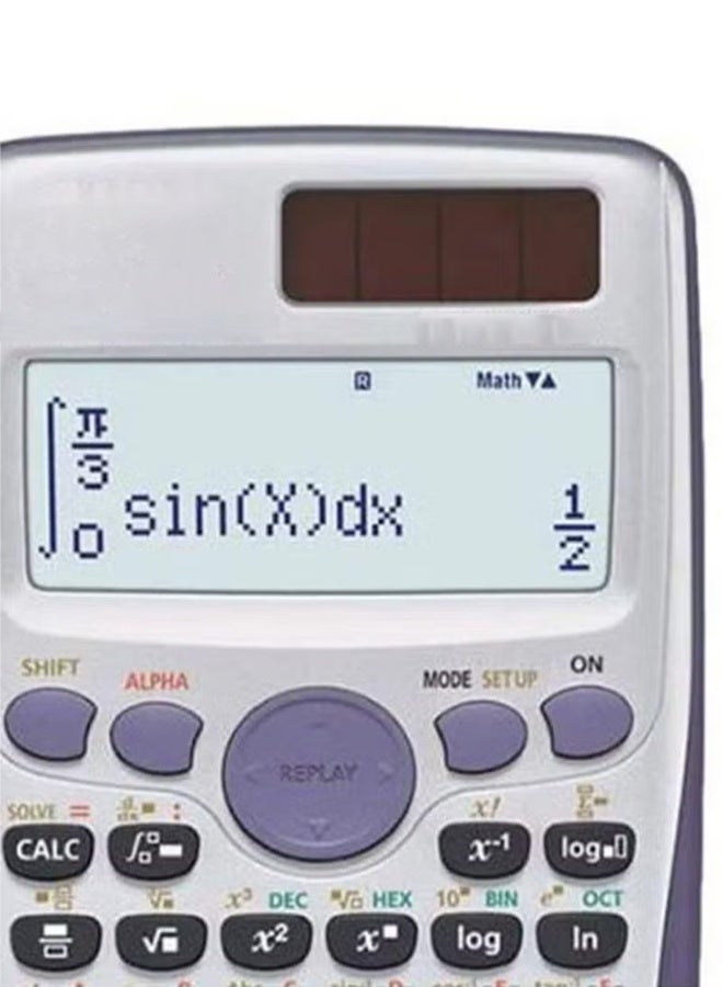 Generic Scientific Calculators, Scientific Calculator with 417 Multifunctional Calculations, 4-Line Display and Scientific Symbol Keyboard, School Supplies for Students Kids Teachers  - Image 2