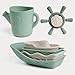 Haakaa Nautical Silicone Baby Bath Toys Set Food Grade Silicone Bathtub Toys for Toddlers MoldFree Stacking Boats Spinner Toy Pouring Cup BPA Free Floating Tub Toys for Baby 6M - Image 2