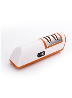 M MIAOYAN 2-stage household electric knife sharpener, kitchen gadget multifunctional artifact, equipped with 4 sharpening ports, suitable for coarse and fine knives  - Image 1