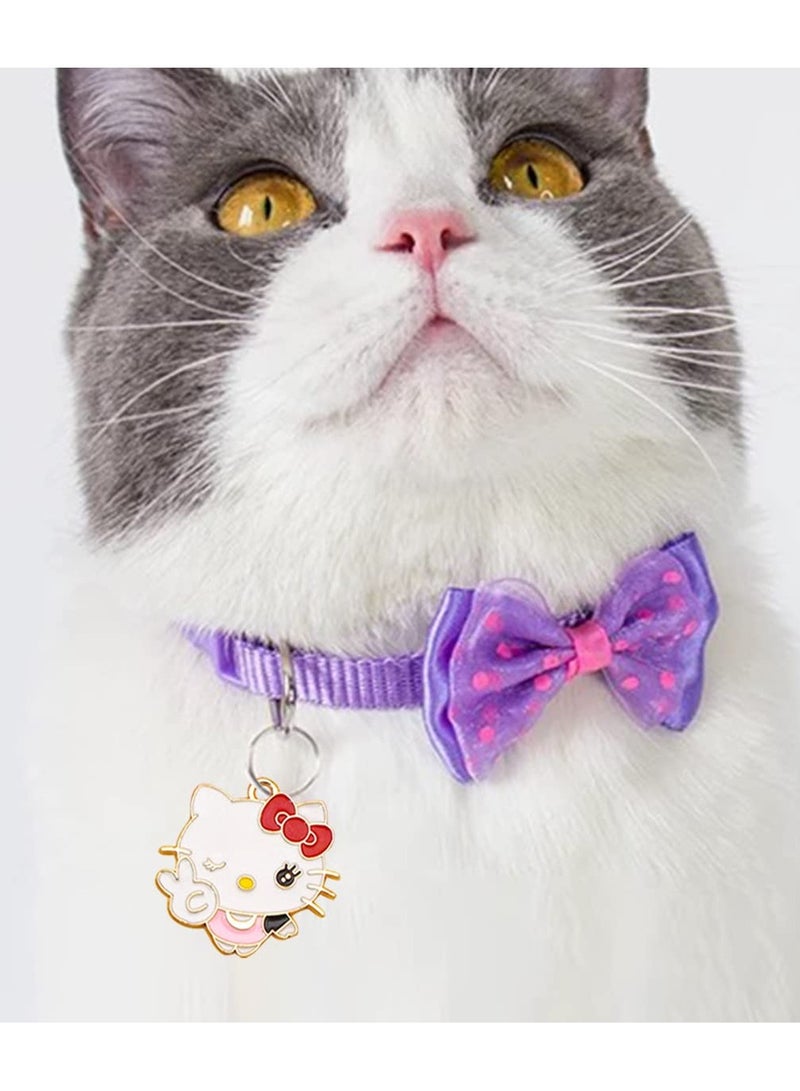 SYOSI سحر القطط المينا سوار سبائك سحر الحرف اليدوية لصنع المجوهرات سحر قلادة معدنية مع لوازم الحرف القطط اللطيفة لصنع المجوهرات قلادة سوار كاحل - Image 4