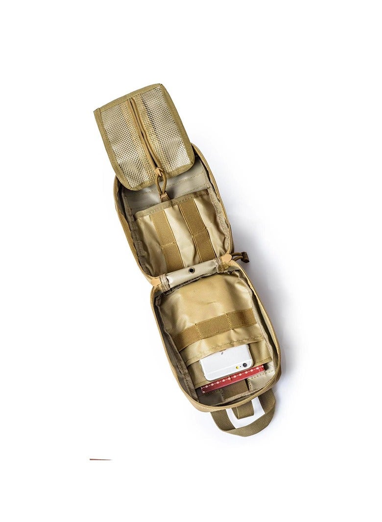 AROAQ First Aid Bag, Tactical Medical Pouch, Waterproof Lightweight  First Aid Kit Medical Bag, Emergency Survival Kit Bag For Hiking Travel Home Emergency Treatment Case, ( Green ) - Image 3