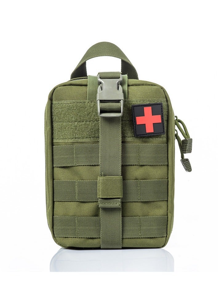 AROAQ First Aid Bag, Tactical Medical Pouch, Waterproof Lightweight  First Aid Kit Medical Bag, Emergency Survival Kit Bag For Hiking Travel Home Emergency Treatment Case, ( Green ) - Image 1