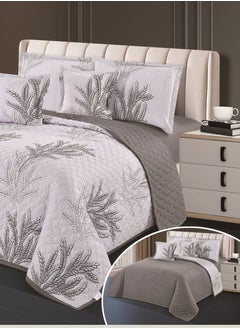 Hours Compressed double-sided floral bed comforter set, 6 pieces, size 240 * 220 cm  - Image 2