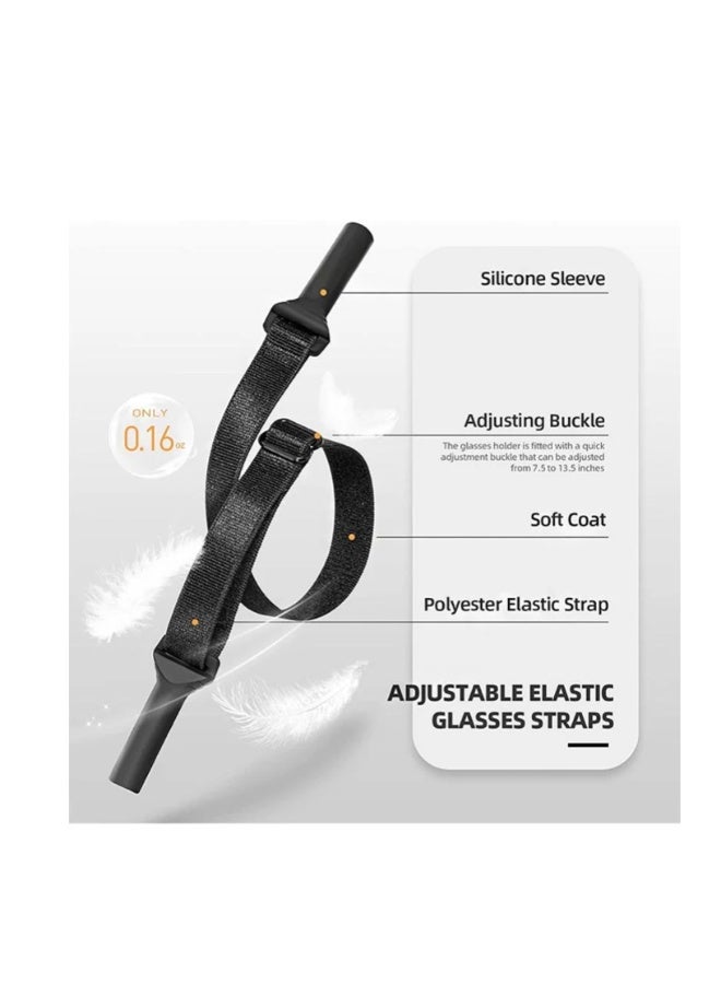 القابلة للتعديل النظارات المرنة حزام, 3pcs النظارات العالمية حزام, الرجال سحب الرياضة النظارات حزام, النظارات الشمسية حزام, النظارات للطفل حزام, النظارات للسيدات حزام - Image 3