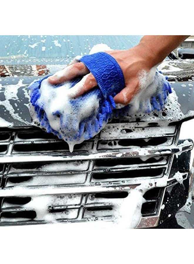Beauenty Car Wash Glove Car Hand Soft Towel Microfiber Chenille Car Cleaning Sponge Block Car Washing Supplies - Image 3