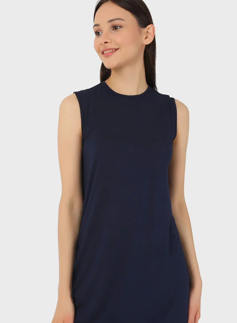 Refka by modanisa Sleeveless Knit Dress