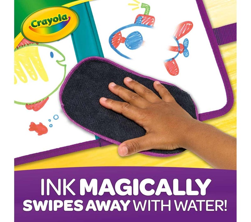 Crayola Color & Erase Drawing Board for Kids, Travel Coloring Kit, Gift 3+ - Image 4