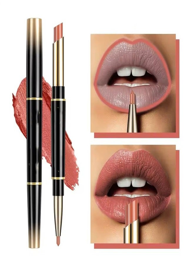 Futaba Double-Headed 2 In 1 Matte Lipstick Lip Liner - 08 - Image 4