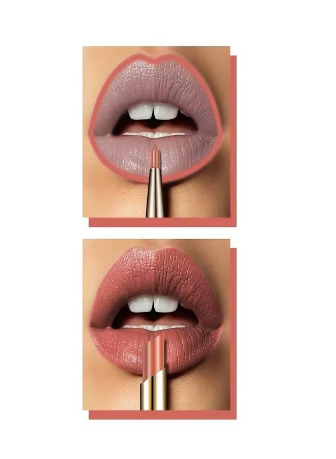 Futaba Double-Headed 2 In 1 Matte Lipstick Lip Liner - 08 - Image 3