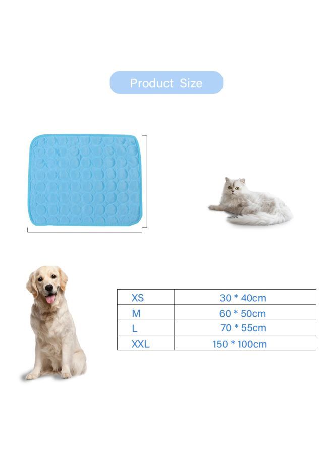 Loquat Square Shaped Summer Cooling Mat Blue 25x9x25cm - Image 2
