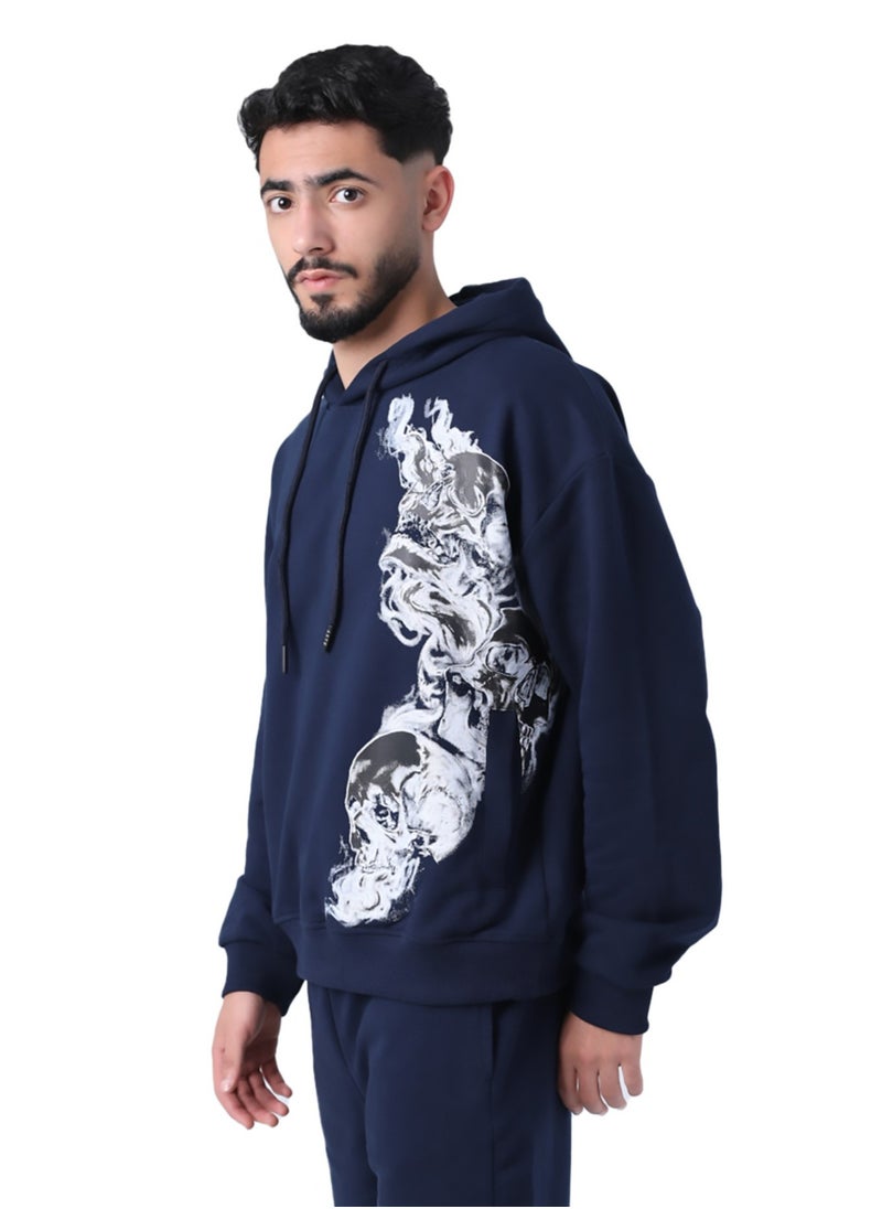 ASTK Acid wash printed regular hoodie  - Image 2
